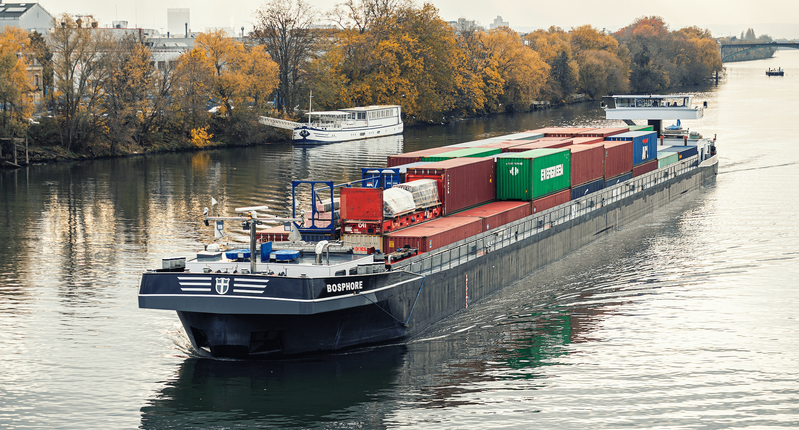 Acheminement fluvial WoodUp - Péniche - Crédits Nicolas Laverroux - Argenteuil