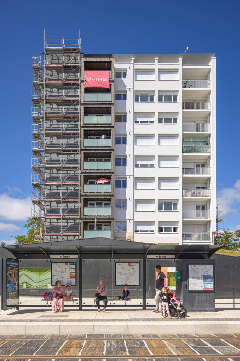 Tour Galliéni – Angers - crédit photo : Guillaume Sartre – crédit architecte : Virtuel Architecture